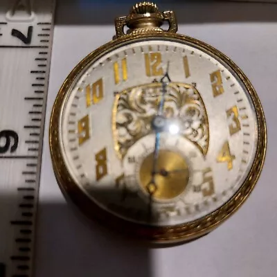 Vintage ELGIN GOLD WADSWORTH CASE NICE !Mens Pocket Watch  RESTORe/NOT WORKING  • $99