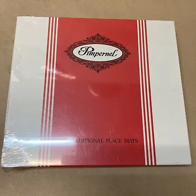 NEW SEALED Pimpernel Redoute Rose Collection Cork Backed Placemats H46.r • $55