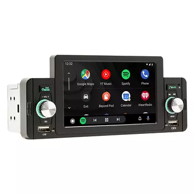 5in Car Stereo Bluetooth Radio Single Din MP5 Player Carplay Android Auto USB • $64.70