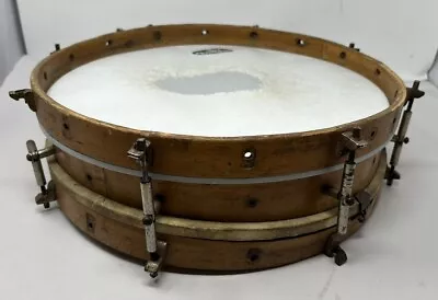 15x5 Vintage Wooden Snare Drum - Unmarked • $124.99