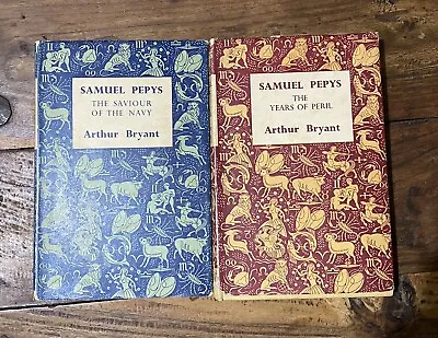 £4.99 • Buy Samuel Pepys Books X 2 By Arthur Bryant - 1952 & 53 Hardbacks Dust Cover