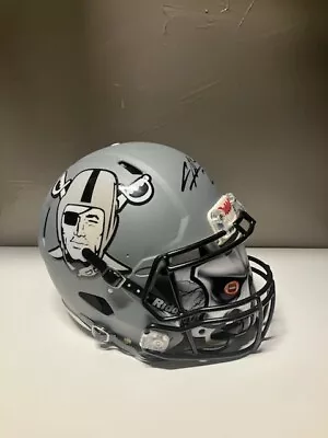 Charles Woodson Oakland Raiders Signed Riddell Speed Helmet (custom) • $122.50