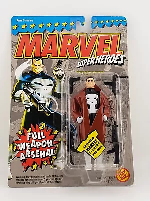 Marvel Super Heroes Full Weapon Arsenal Punisher Figure ToyBiz 1994 • $14