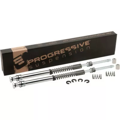 Progressive Mono Tube Monotube Fork Cartridge Lowering Kit Spring Harley Touring • $425.95