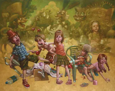 Craig Davison - We're All Mad Here I'm Mad You're Mad (boxed Canvas) • £850