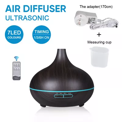 550ML Aroma Aromatherapy Diffuser LED Oil Ultrasonic Air Humidifier Purifier OZ • $21.22