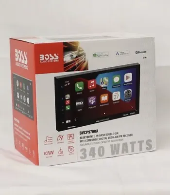 NEW BOSS Audio Systems BVCP9700A 2 Din Apple CarPlay Android Auto Car Stereo • $139.99