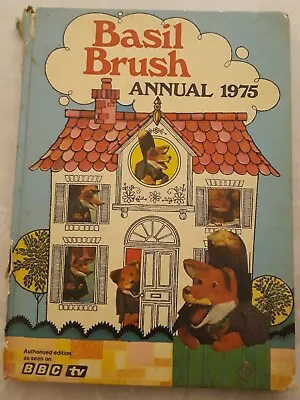 Vintage Basil Brush Annual 1975 BBC TV Hardcover Acceptable Condition • $16.50