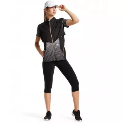 Mission Full Zip VaporActive Dynamo Running Cycling Vest Black Women's Medium • $18.99