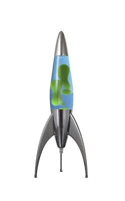 Lava Lamp By Mathmos Telstar Rocket Blue/Green Home Decoration Bedside Retro • $151.68