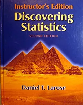 Instructor's Edition Discovering Statistics Daniel T. Larose • $7.74