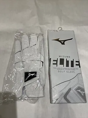 Mizuno 2020 Elite Golf Glove White/Black X-Large Left Hand For RH Golfer NEW • $13.85