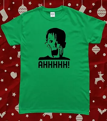 Macaulay Culkin Kevin McCallister Funny Christmas Movie T-Shirt • £7.99