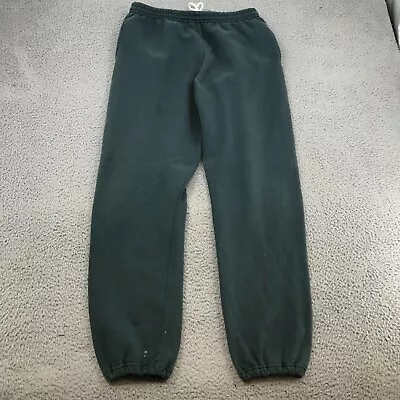 Vintage Russell Sweatpants Adult Large Green Solid Made In USA Joggers 44200 • $24.99