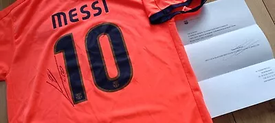 Autograph Leo Messi FC Barcelona Autograph On Shirt • £220