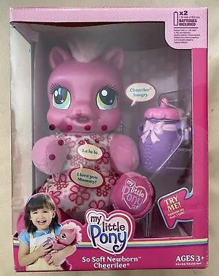 RARE NEW 2008 1st Generation My Little Pony So Soft CHEERILEE Newborn • $45