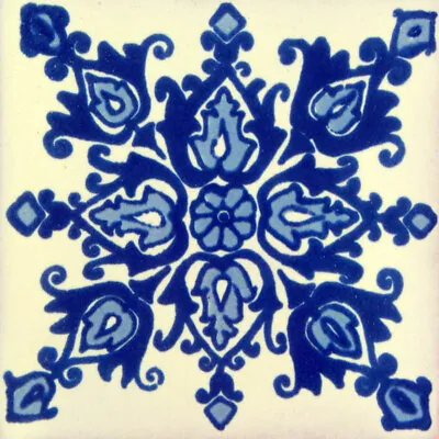 Mexican Tile Folk Art Handmade Talavera Backsplash Handpainted Mosaic # C239 • $1.79