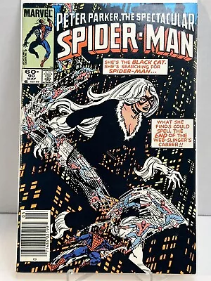 PETER PARKER THE SPECTACULAR SPIDER-MAN #90 (1984) 2nd Appearance BLACK COSTUME • $25