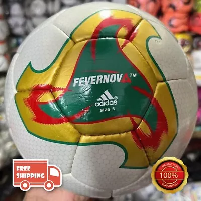 ADIDAS FEVERNOVA 2002 Official FIFA World Cup Soccer Match Ball Handmade Size 5 • $32.50