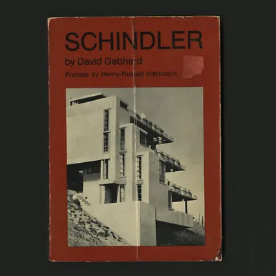 1980 David Gebhard R M SCHINDLER California Modern Architect Julius Shulman Pix  • $24.99