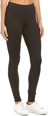 HUE Women's Moto Yoga Active Mesh Leggings Black X-Large 16-18 W36  • $13.76