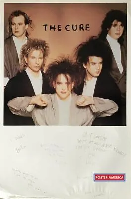 The Cure Printed Messages And Signatures Poster 23 X 34.5 • $170.75