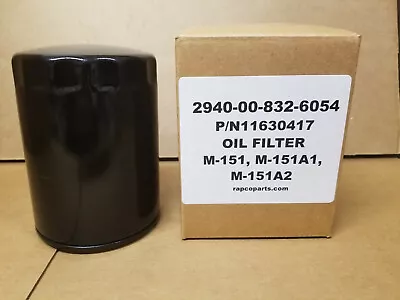 M151 Parts Engine Oil Filter NEW 11630417 2940-00-832-6054 • $18.50