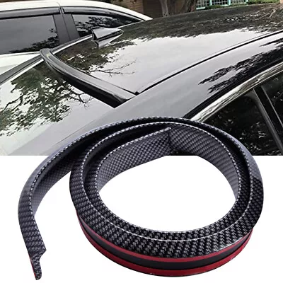 Carbon Fiber Rear Window Roof Lip Spoiler Wing 1.5M For Holden Commodore VE VZ • $42.38