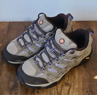 Merrell Mimosa Lace Up Women's 7.5 Dusty Olive Hiking Shoes J06030 • $20