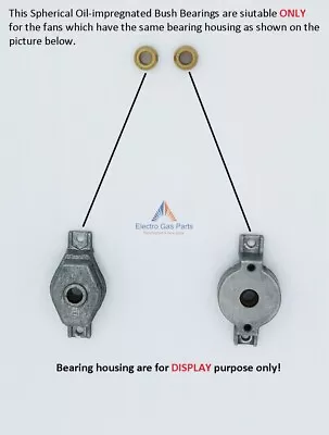 £5 • Buy 2 X POTTERTON PROFILE 80E 100E BOILER FAN REPAIR BUSH BEARINGS 409569 409573