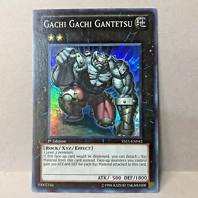 Yugioh TCG Gachi Gachi Gantetsu YS11-EN042  1st Edition • $2.99