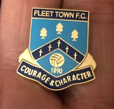 Quality Non League Fleet Town  F.c. Crest  Enamel Pin Badge • $4.34