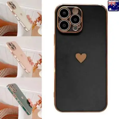 $9.79 • Buy Girl Luxury Plating For IPhone 13 12 11 Pro Max SE3/2 XS XR 8 7+ Soft Case Cover