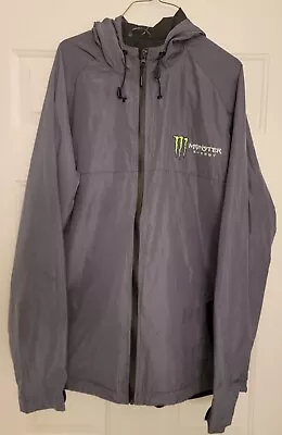 Monster Energy Drink Hooded Jacket. XL. 100% Polyester.  • $39.99