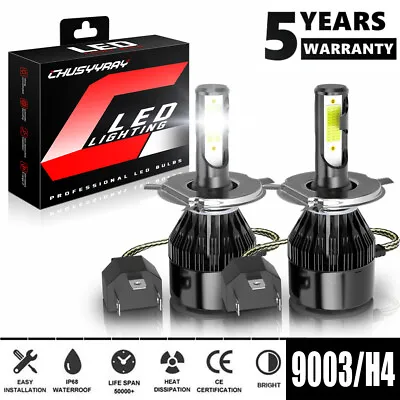 H4 9003 LED For Suzuki Grand Vitara 99-05 Vitara 99-04 Headlight 6000K Bulbs • $18.98