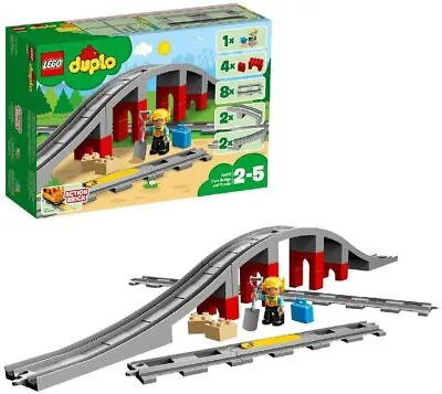 $45.09 • Buy DUPLO Train Bridge And Tracks 10872 Building Blocks