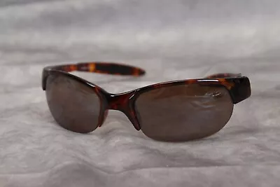 Sunglasses Vintage Fashion Amber Frame Brown Lenses Wrap-Around   • $18.99