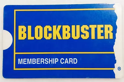 Blockbuster Membership Card Vintage Original Viacom Company 1990s FAST Shipping • £9.49