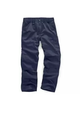 £14.49 • Buy *mega Low Price* Scruffs Hardwear Navy Blue Work Trousers-all Sizes- 30 -38  W