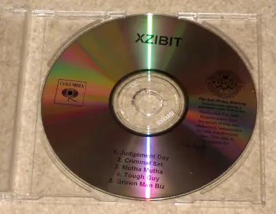 XZIBIT  Judgement Day ' COLUMBIA PROMO CD • £6.99