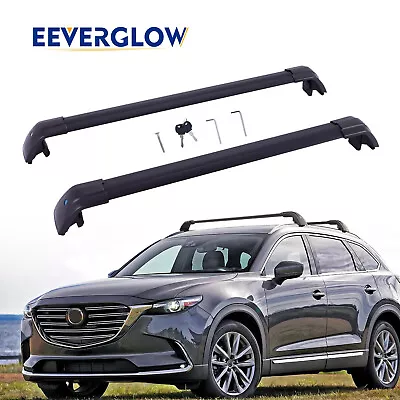 165lbs Cross Bars Roof Racks For Mazda CX9 CX-9 2016-2023 Anti-Theft Adjustbale • $95