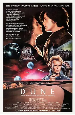 DUNE V3 RETRO 80s MOVIE POSTER Vintage Classic Greatest Cinema Wall Art Print A4 • £3.75