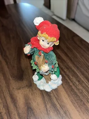 K’s Collection Figurine Winter Child With Skis • $5