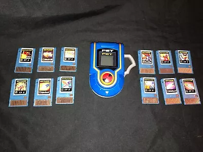 Handheld Megaman Advanced Pet Battle Chips Blue Capcom TAKARA 2003 + 12 Chips • $114.99