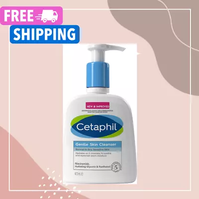 Cetaphil Gentle Skin Cleanser 473ml Face & Body Wash Normal To Dry Sensitive • £25.60