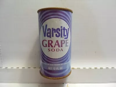 Varsity Grape Juice Tab Soda Can~graf's Beveragemilwaukeewisconsin • $10