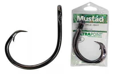 $8.95 • Buy 1 Packet Of Mustad 39950NP-BN Demon Perfect Circle Chemically Sharp Fishing Hook