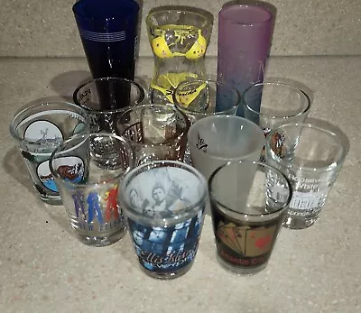 Shot Glass Collection 13 Different States + Shot Measure - 13 Total Vintage • $6.99