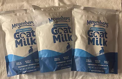 Meyenberg Nonfat Powdered Goat Milk / 3- 12 Oz Packs • $60