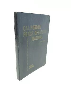 California Peace Officers Manual Charles Fricke Vintage Police Book 1960s LA !! • £24.12